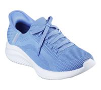 (Blue, 8 (Adults')) Skechers Ultra Flex 3.0 Brilliant Path Textile Women's Periwinkle Trainers