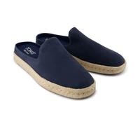 (Blue, 8 (Adults')) TOMS Santiago Mule Leather Men's Navy Mules