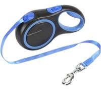 Blue 8 m Long Retractable Dog Lead, Extendable Lead, 8 m, High-End Pet Lead, Automatic Extendable Dog Training Lead up to 50 kg for Small, Medium and Large Dogs