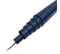 (Blue, 8 Metre) Extendable Telescopic Flag Pole in Black or Blue