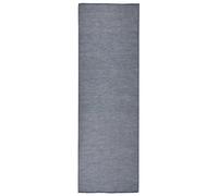 (blue, 80 x 250 cm) vidaXL Outdoor Flatweave Rug Patio Garden Runner Mat Area Rug Floor Carpet