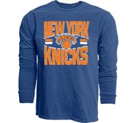 Blue 84 NBA Officially Licensed Long Sleeve T-Shirt Ringspun Bold Team Color