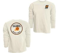 Blue 84 NBA Officially Licensed Long Sleeve T-Shirt Ringspun Front/Back Ivory