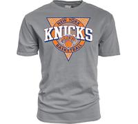 Blue 84 NBA Officially Licensed T-Shirt Ringspun Triblock Gray