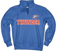 Blue 84 NBA unisex-adult Nba Officially Licensed Quarter Zip Sweatshirt Twill Embroidery