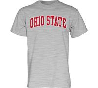 Blue 84 NCAA Ohio State Buckeyes Mens Arching Team Name Short Sleeve T Shirt, Ohio State Buckeyes, Large, Dark Heather Gray (TSGI_DH)