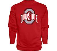 Blue 84 NCAA Ohio State Buckeyes Mens Crewneck Sweatshirt Team Color Icon, Ohio State Buckeyes Red, XX-Large (MCS_ICON_TEAM)