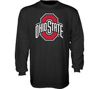 Blue 84 NCAA Ohio State Buckeyes Mens Long Sleeve T Shirt Black Icon, Ohio State Buckeyes Black, XX-Large (TLFR_ICON_BLK)