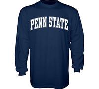 Blue 84 NCAA Penn State Nittany Lions Mens Arching Team Name Long Sleeve T Shirt, Penn State Nittany Lions Navy, X-Large