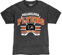 Blue 84 NHL Officially Licensed T-Shirt Heathered Hockey Puck