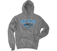Blue 84 Unisex's NBA Officially Licensed Hooded Sweatshirt Sanded Fleece Gray, L