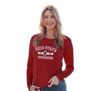 Blue 84 Women's NCAA Officially Licensed Long Sleeve T-Shirt Athletic Team Color, Medium