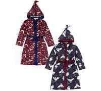 (Blue, 9-10 Years) Harry Potter Girls Blue Hedwig Bathrobe