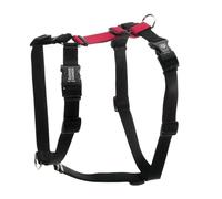 Blue-9 Buckle-Neck Balance Harness, Fully Customizable Fit No-Pull Harness, Ideal for Dog Training and Obedience, Made in The USA, Red, Medium