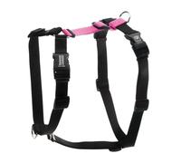 Blue-9 Buckle-Neck Balance Harness, Fully Customizable Fit No-Pull Harness, Ideal for Dog Training and Obedience, Made in The USA, Hot Pink, Medium/Large