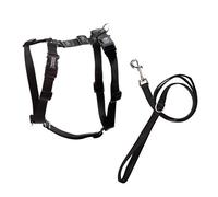 Blue-9 Pet Products No-Pull Balance Harness and Loose Leash Walking Set Dogs, Made in The USA, Black, Small