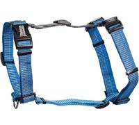 Blue-9 Reflective Buckle-Neck Balance Harness, Fully Customizable Fit No-Pull Harness with 3M Reflective Stitching, Ideal for Dog Training and Obedience, Made in The USA, Blue, Medium