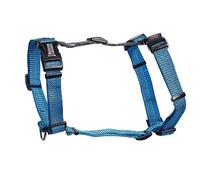 Blue-9 Reflective Buckle-Neck Balance Harness, Fully Customizable Fit No-Pull Harness with 3M Reflective Stitching, Ideal for Dog Training and Obedience, Made in The USA, Blue, Medium/Large