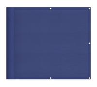 vidaXL Balcony Privacy Screen – Weatherproof UV Protection 100% Polyester Oxford, Blue 90x1000 cm