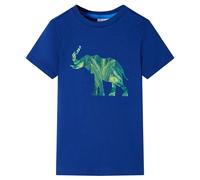 (blue, 92 (1.5-2y)) Kids' T-shirt Short Sleeves Children's T Shirt Tee Toddler Top Elephant Print
