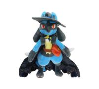 (Blue A-32cm) 30CM Pokemon Lucario Halloween Plush Toy Soft Stuffed Doll Kids Gift