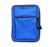 Blue, A3 Art Portfolio Case, Waterproof Drawing Board Bag with Shoulder Strap, Sketchbook Sketch Pad Storage Bag, for Palette Paints Brushes Pencils Artists' Supplies