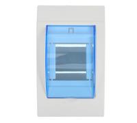 Blue ABS Electric Meter Box Cover for Wall Mounting | Ventilation Slots, Pre Drilled Holes, Impact Resistant Build, Weatherproof Protection for Meters and Wiring Junctions
