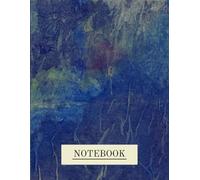Blue Abstract Cover Notebook: 120 Pages, Large 8.5x11 in Lined, Beautiful Gift Jurnal for Writing Secrets and Dreams, Good for School and Everyday Notes