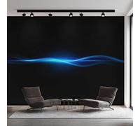 Blue Abstract Photo Wallpaper, Modern Minimalist Wallpaper Mural, 250x175cm Wall Paper for Bedroom Living Room, Non-Woven Wall Mural Room Decor EL&D66