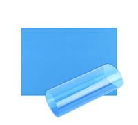 Blue Acetate Sheets OHP Film A4 Acetate Sheet Tinted Page Overlays Reading Aid Colour Clear Plastic Craft Thick (5 Sheets - A4-21cm x 29.7cm)