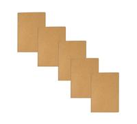 BLUE ACORN - 3 x A4 Portrait Dot Grid Sketchbook - 20 Sheets 150gsm 5mm Dotted Multipurpose Paper - Natural Cover - Ideal for Calendar Overviews, Trackers & Storyboards