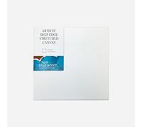 BLUE ACORN - 40mm Pre-Stretched Deep Edge Canvas - 10x10 (254x254mm) - Triple-Primed, Acid-Free, 100% Cotton Premium Quality Art Canvas Perfect for Acrylic & Oil Paint