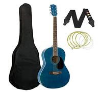 Blue Acoustic Guitar for Beginners