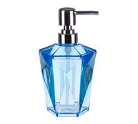 Blue Acrylic Lotion Dispenser, Textured Pump Dispenser For Lotion, Durable Translucent Bathroom Accessory Premier Housewares Blue One Size