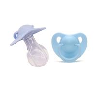 (blue) Adult Pacifier Comfortable Silicone Soothing Pacifier Soothes Anxiety And Stress Ergonomic Design Fit Anxious People