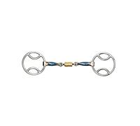 Shires Blue Sweet Iron Bevel with Roller Link - 5.5"