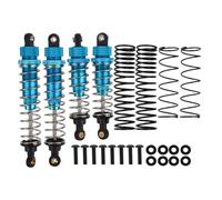 Blue Aluminium Front Rear Shocks Damper Kit For 1/10 For Tamiya TT-02B DT-02 DF-02 Top Force RC Buggy Car Chassis Upgrade Parts Suspension Spring
