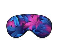 Blue and Background Eye Mask, Side Sleeping Mask Light Blindfold Sleeping Mask Nose Pad and Elastic Band for Children Women and Men