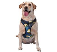 Blue and Gold Jellyfish Pet Traction Vest Vest Harness Dog Harness Medium Size Dog Supplies Pet Supplies Outdoor Travel Dog Walking