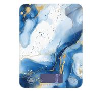 Blue and Gold Marble Meal Prep digital food scales for kitchen 11lb/0.18oz, 5kg/5g kitchen scale gram with 4 unit for Meal Prep roasting Dieting (Batteries not Included)