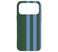 Blue and Green Stripes Simple Three Lines Modern and Sporty Case for iPhone 17 Pro Max
