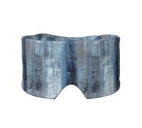 Blue and Grey Abstract Art, Full Eye Covers Light Blocking Eye Mask Sleep Eye and Ear Muffs