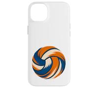 Blue and Orange Volleyball Team Players Coaches Practice Case for iPhone 14 Plus
