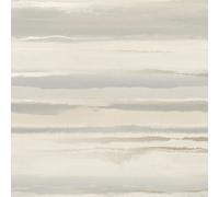 Horizon Wallpaper - Modern Wallpaper for Living Room, Bedroom, Fireplace - Decorative Luxury Wall Paper with Landscape Design (Pale Blue, Pink, Metallic Gold)