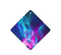 Blue And Pink Fire Printing Fashion Car Air Freshener Cards 10 Pcs Car Scented Hanging Sheets