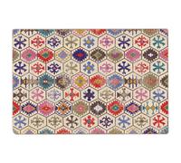 (blue and white, 190 x 300 cm) vidaXL Rug Washable Patchwork Anti Slip Home Floor Carpet Floor Area Rug Mat