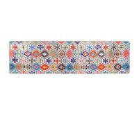 (blue and white, 80 x 300 cm) vidaXL Rug Washable Patchwork Anti Slip Home Floor Carpet Floor Area Rug Mat