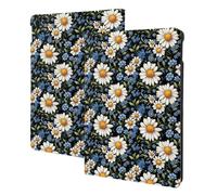 Blue and White Daisies Print Compatible with ipad air 3rd Generation Case Cover, Tablet Cases Compatible with ipad Pro Case 10.5 Inch, Auto Wake/Sleep, Folio Stand
