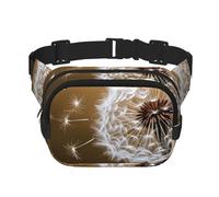Blue and white line Fanny Pack for Women Men Fashion Waist Pack Adjustable Belt Bag for Workout Running Travelling Casual Waist Bag, Blown Dandelion Blossom, One Size
