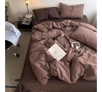 Blue and White Striped Duvet Cover Set 100% Cotton Duvet Cover Set Queen Size, Simple Stripes Bedding Set with 2 Pillowcases, 4 Pcs Cover Set with Zipper Closure, for All Seasons, Blue 2,Twin